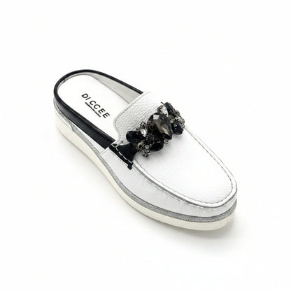 Chic Platform Loafer Mule Adria