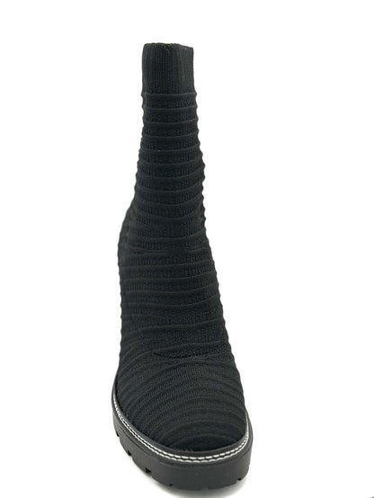 Chic Sculpted Elegant High Heel Carrano Stretchy Half-Boots