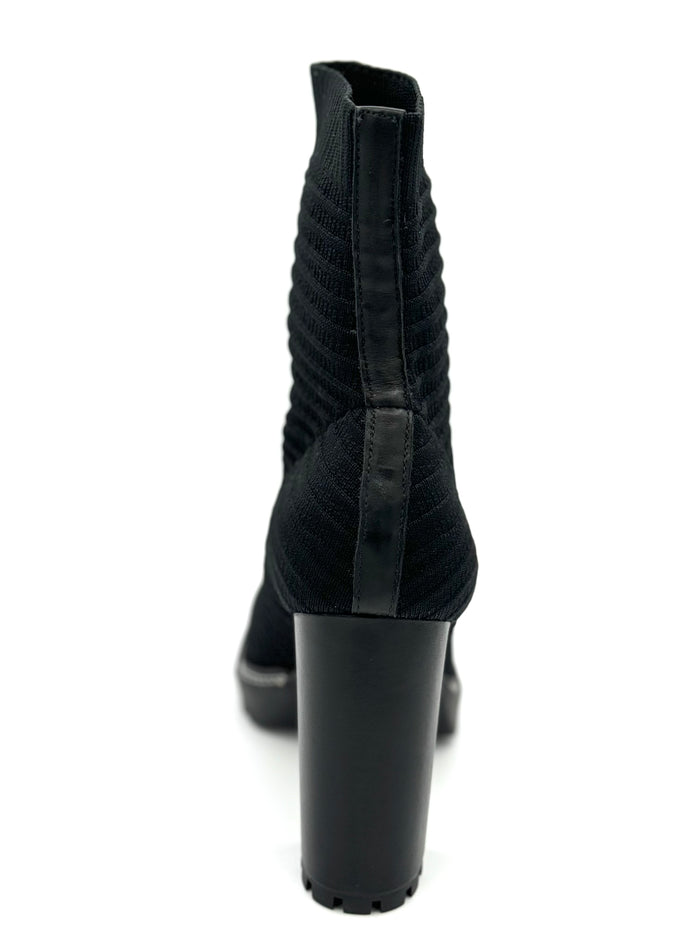 Chic Sculpted Elegant High Heel Carrano Stretchy Half-Boots