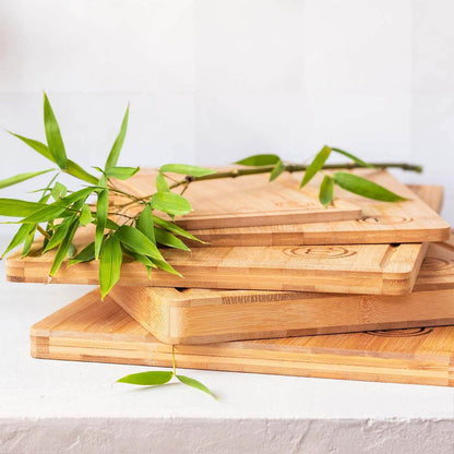 UK MASTERCHEF BOARD SET 3 PIECE BOARDS NATURAL KITCHENWARE