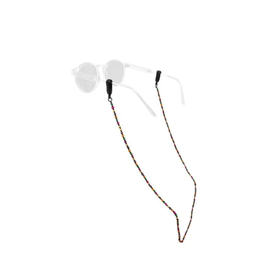 Chums Beaded Cords Retainer - Colored Wood Bead