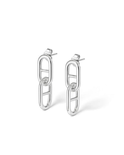 Chunky Anchor Chain Örhängen | 925 silver