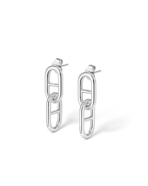 Chunky Anchor Chain Örhängen | 925 silver