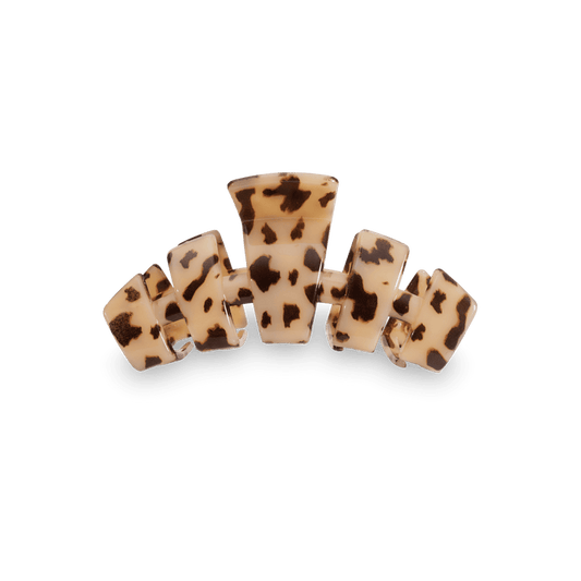 TELETIES Classic Hair Clip | Large | Blonde Tortoise