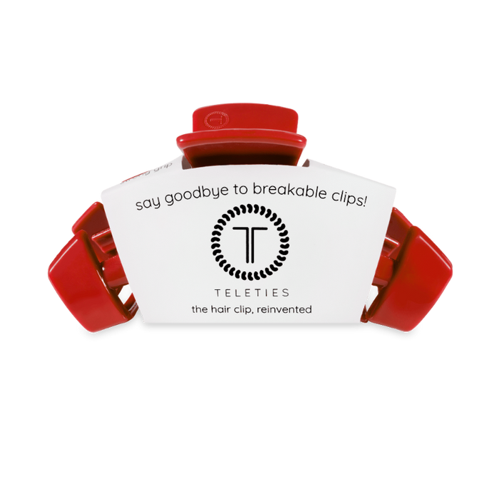 TELETIES Classic Hair Clip | Medium | Red Carpet Ready