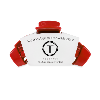 TELETIES Classic Hair Clip | Medium | Red Carpet Ready