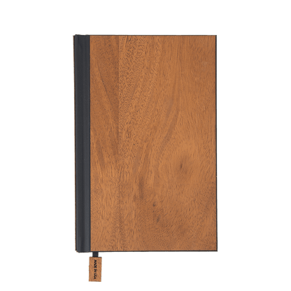 Mahogany / Lined Custom Classic Wood Journal - Corporate Gifts