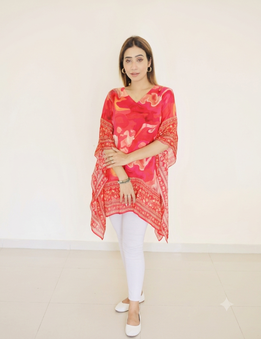 Classy Pink  Kaftan