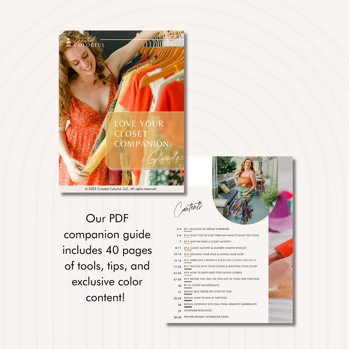 Clear Spring - Love Your Closet Audio Course