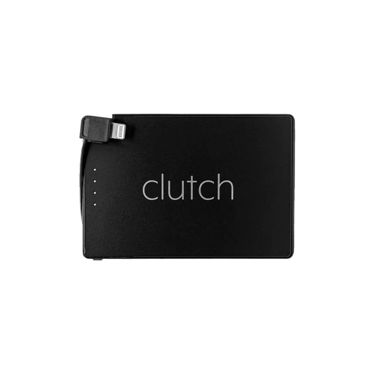 Black / Lightning (iPhone) Custom Clutch Portable Charger - Corporate Gifts