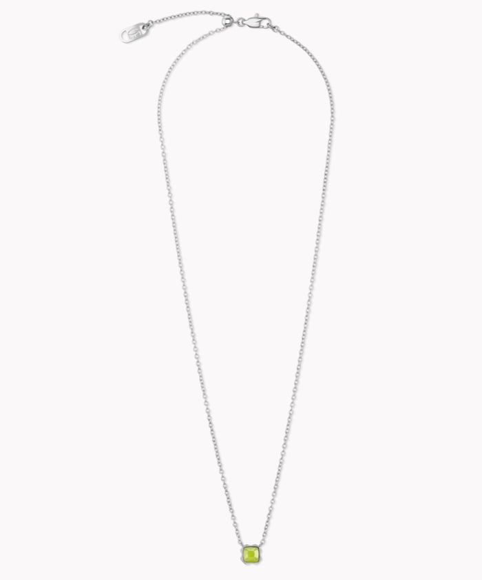 Coeur de Lion Birthstone August Necklace Green - 1300/10-0520