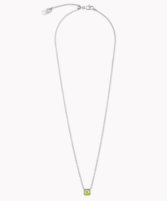 Coeur de Lion Birthstone August Necklace Green - 1300/10-0520