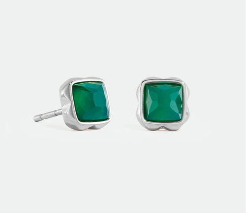 Coeur de Lion Birthstone May Earrings Green - 1300/21-0500