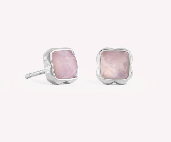 Coeur de Lion Birthstone October Earrings Rose - 1300/21-1920
