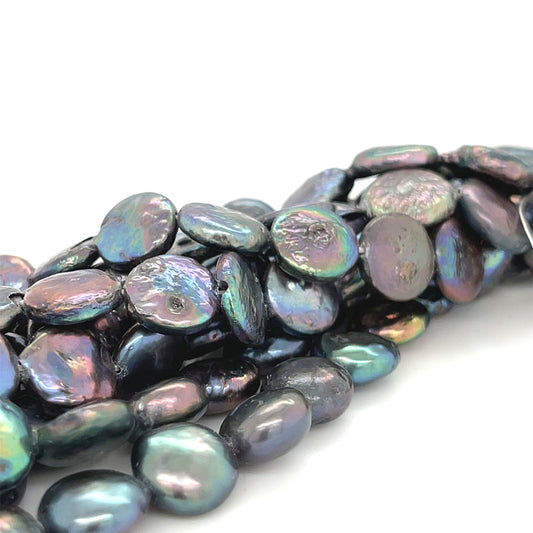Coin Fresh Water Pearl Strands, Jewelry supplies