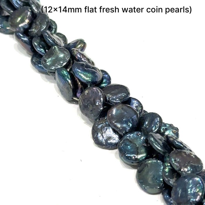 Coin Fresh Water Pearl Strands, Jewelry supplies