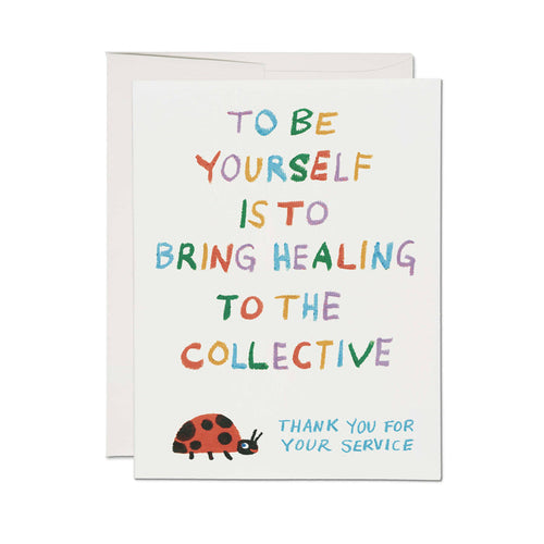 Collective Healing greeting card: Single