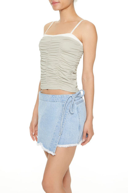 Colorblock Ruched Cami