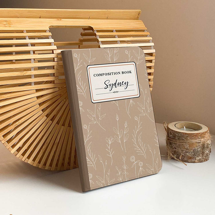 Composition Book iPad Case - J