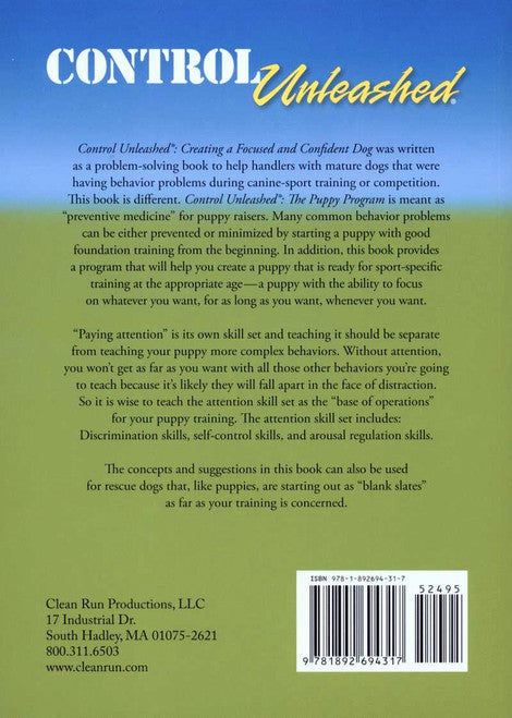Control Unleashed: The Puppy Program by Leslie McDevitt