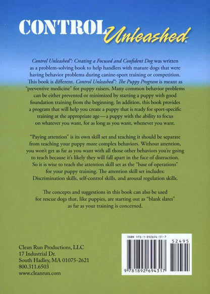 Control Unleashed: The Puppy Program by Leslie McDevitt
