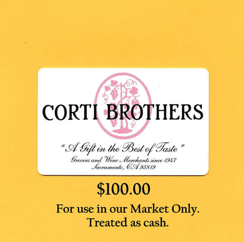 Corti Brothers $100 Gift Card