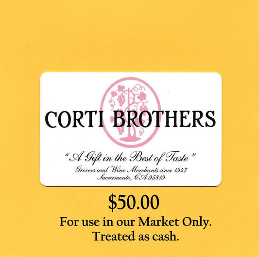Corti Brothers $50 Gift Card