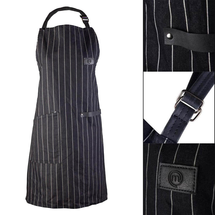 UK MASTERCHEF COTTON CHEF APRON APRONS ESSENTIAL KITCHENWARE