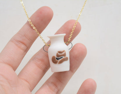 Cowboy Hat Pot Necklace #1 - Juice Ceramics