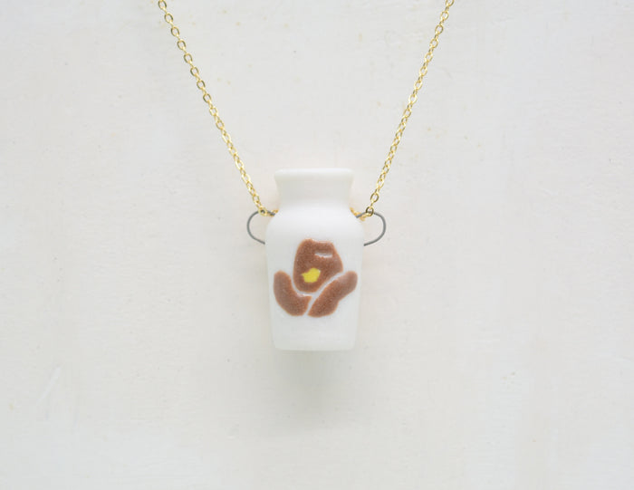 Cowboy Hat Pot Necklace #2 - Juice Ceramics