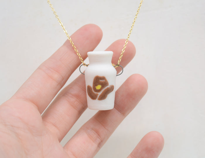 Cowboy Hat Pot Necklace #2 - Juice Ceramics