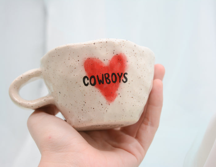 Cowboys Speckled Cup - Juice Ceramics