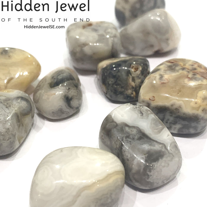 Crazy Lace Agate Tumbled Gemstone