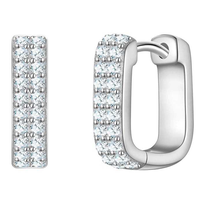 Creolen mit Zirkonia GEO