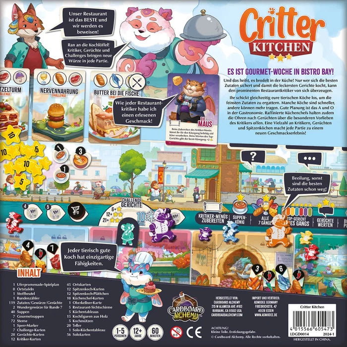Critter Kitchen - Kennerspiel für Küchenchefs