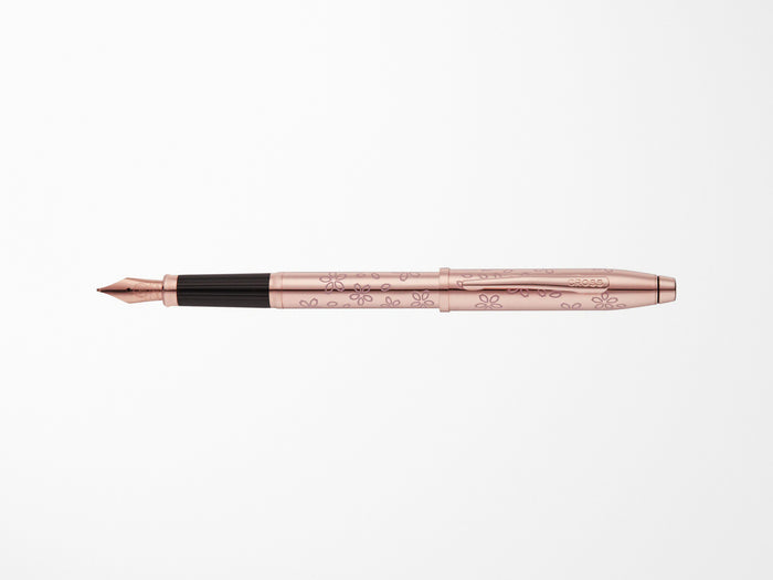 AT Cross Rose Gold Cherry Blossom Fountain Pen - Fine