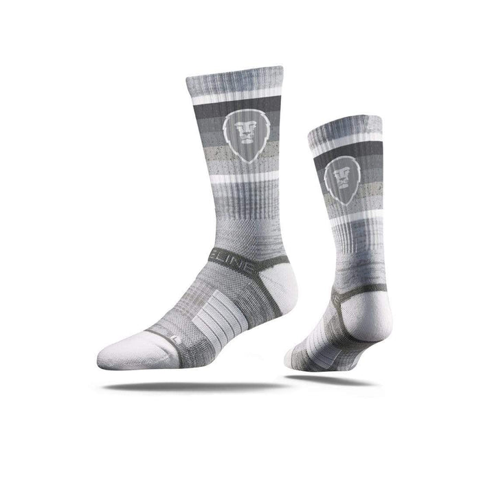 Crew / Gray Custom Custom Printed Premium Socks - Corporate Gifts