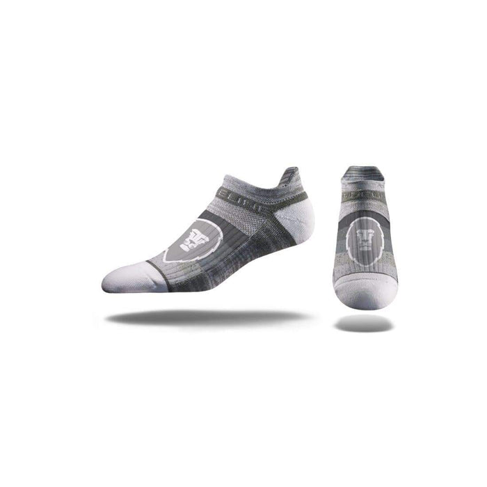 Ankle / Gray Custom Custom Printed Premium Socks - Corporate Gifts