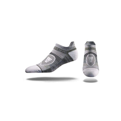 Ankle / Gray Custom Custom Printed Premium Socks - Corporate Gifts