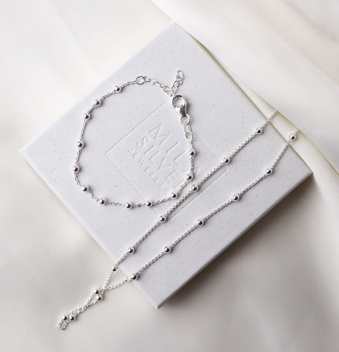 Dagg Silverarmband, kedja | 925 silver