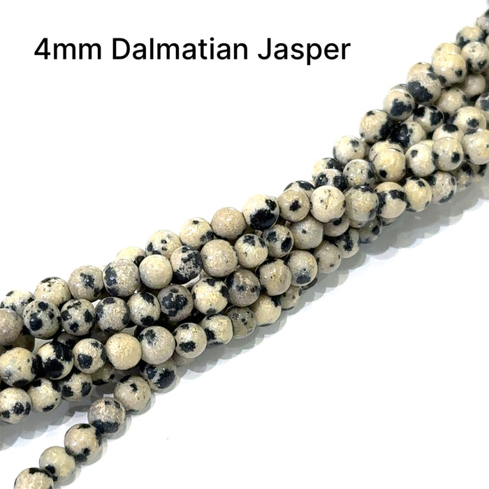 Dalmatian Jasper Gemstone Strands, Jewelry supplies