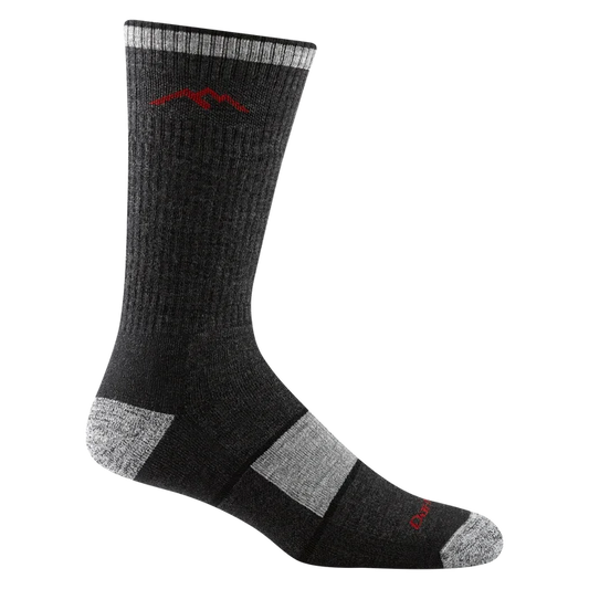 Darn Tough 1405 Men's Hiker Boot Full Cushion Midweight Hiking Socks - Black