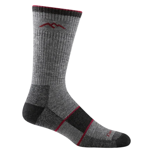 Darn Tough 1405 Men's Hiker Boot Full Cushion Midweight Hiking Socks - Charcoal