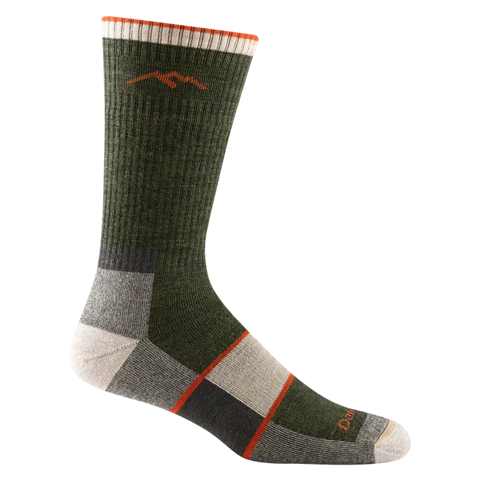 Darn Tough 1405 Men's Hiker Boot Full Cushion Midweight Hiking Socks - Olive