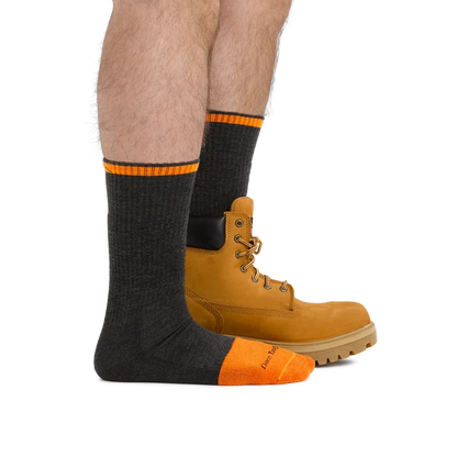 Darn Tough 2006 Men's Steely Boot Midweight Work Socks - Graphite