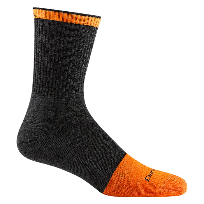 Darn Tough 2007 Men's Steely Micro Crew Midweight Work Sock - Graphite