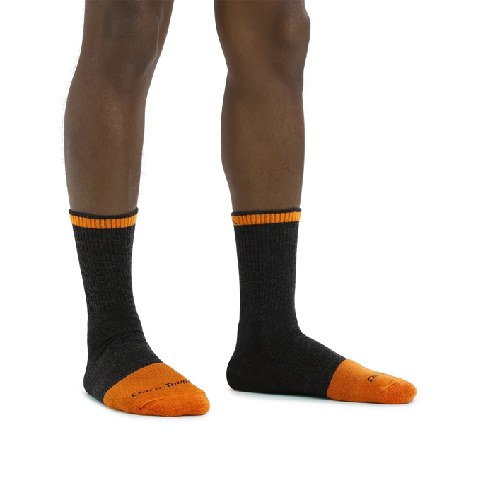 Darn Tough 2007 Men's Steely Micro Crew Midweight Work Sock - Graphite