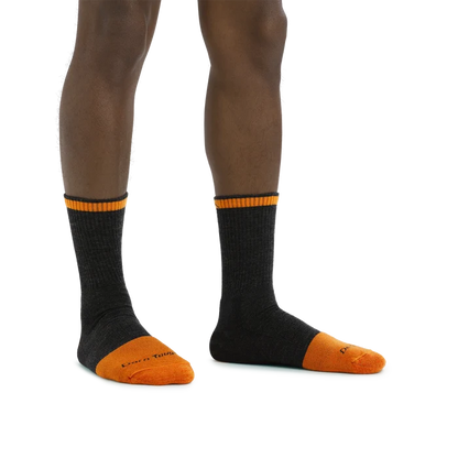 Darn Tough 2007 Men's Steely Micro Crew Midweight Work Sock - Graphite
