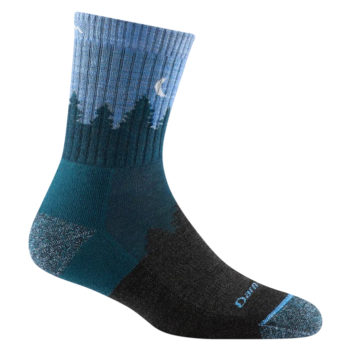 Darn Tough Women's Treeline Micro Crew 1971 w/Cushion -Blue