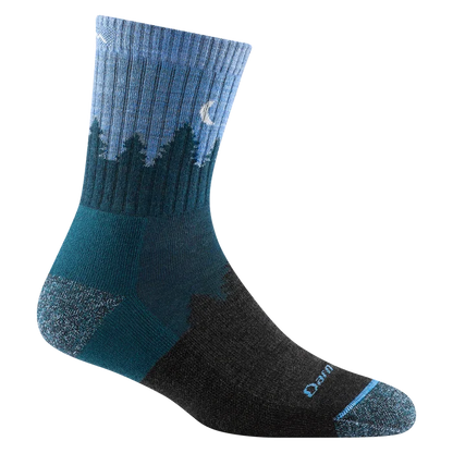 Darn Tough Women's Treeline Micro Crew 1971 w/Cushion -Blue
